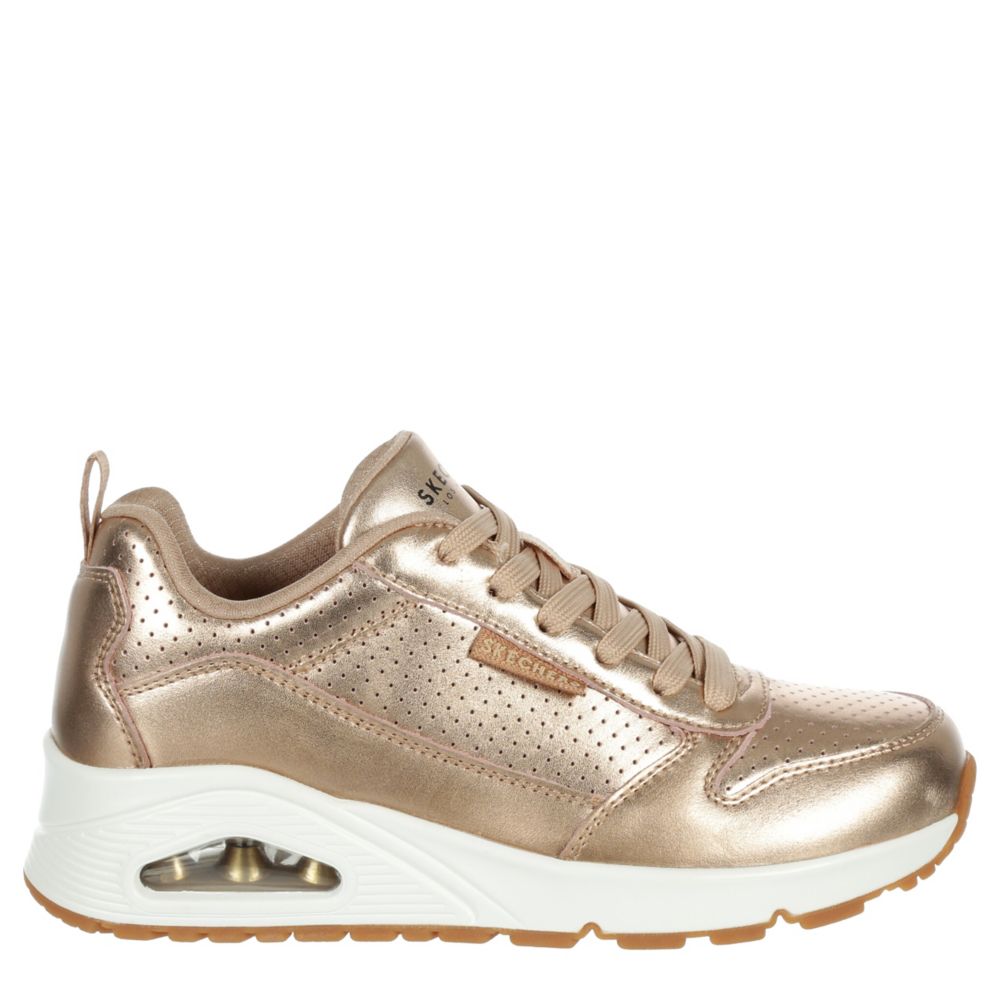 Skechers uno 2024 rose gold