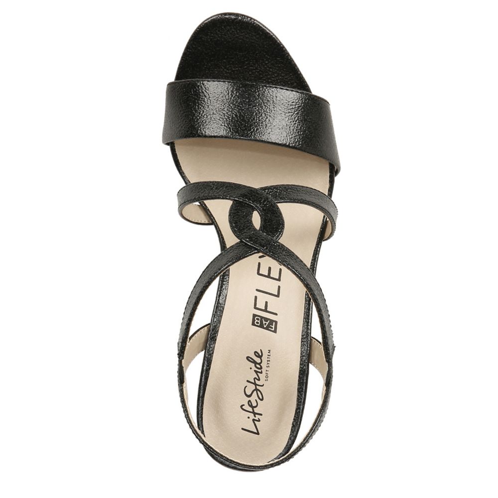 White Womens Mingle Platform Sandal | Lifestride | Rack Room Shoes