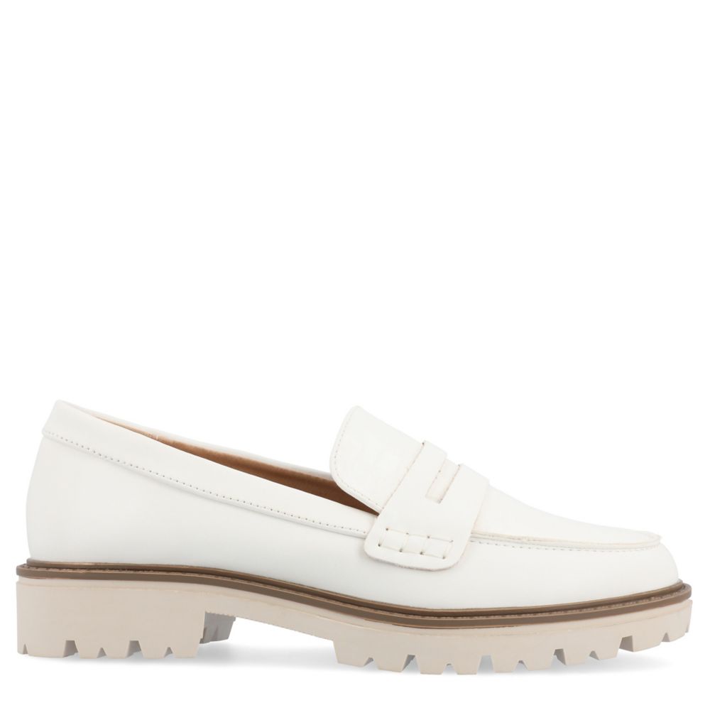 White Journee Collection Womens Kenly Loafer | Womens | Rack Room Shoes