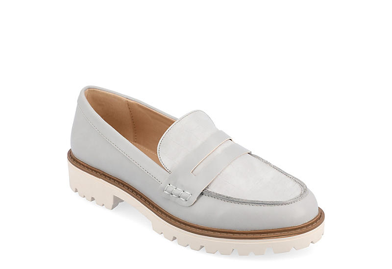 Grey Journee Collection Womens Kenly Wide Loafer | Womens | Rack Room Shoes