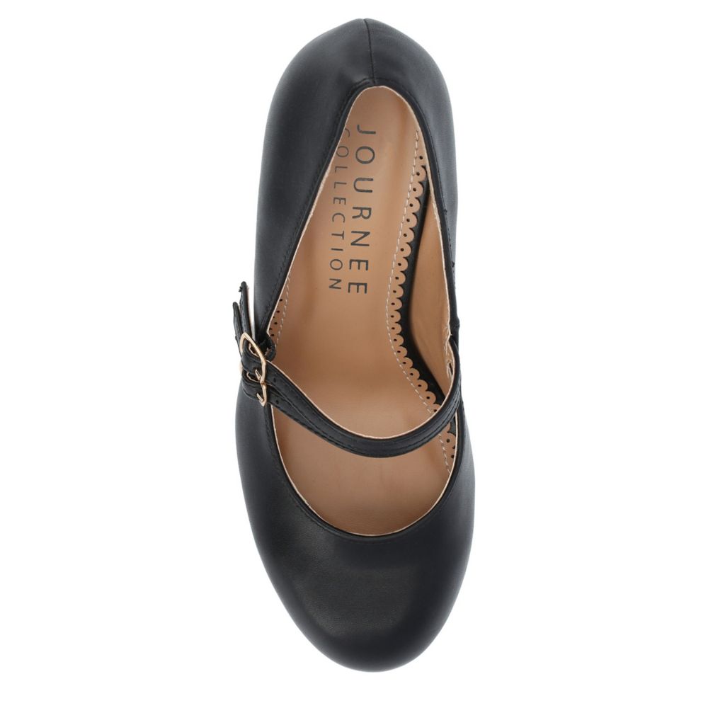 Black Journee Collection Womens Windy Wide Pump Rack Room Shoes