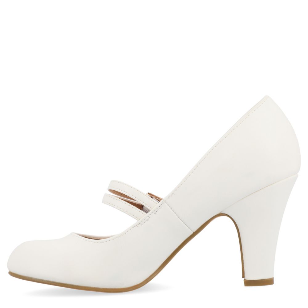 White Journee Collection Womens Windy Wide Pump Rack Room Shoes