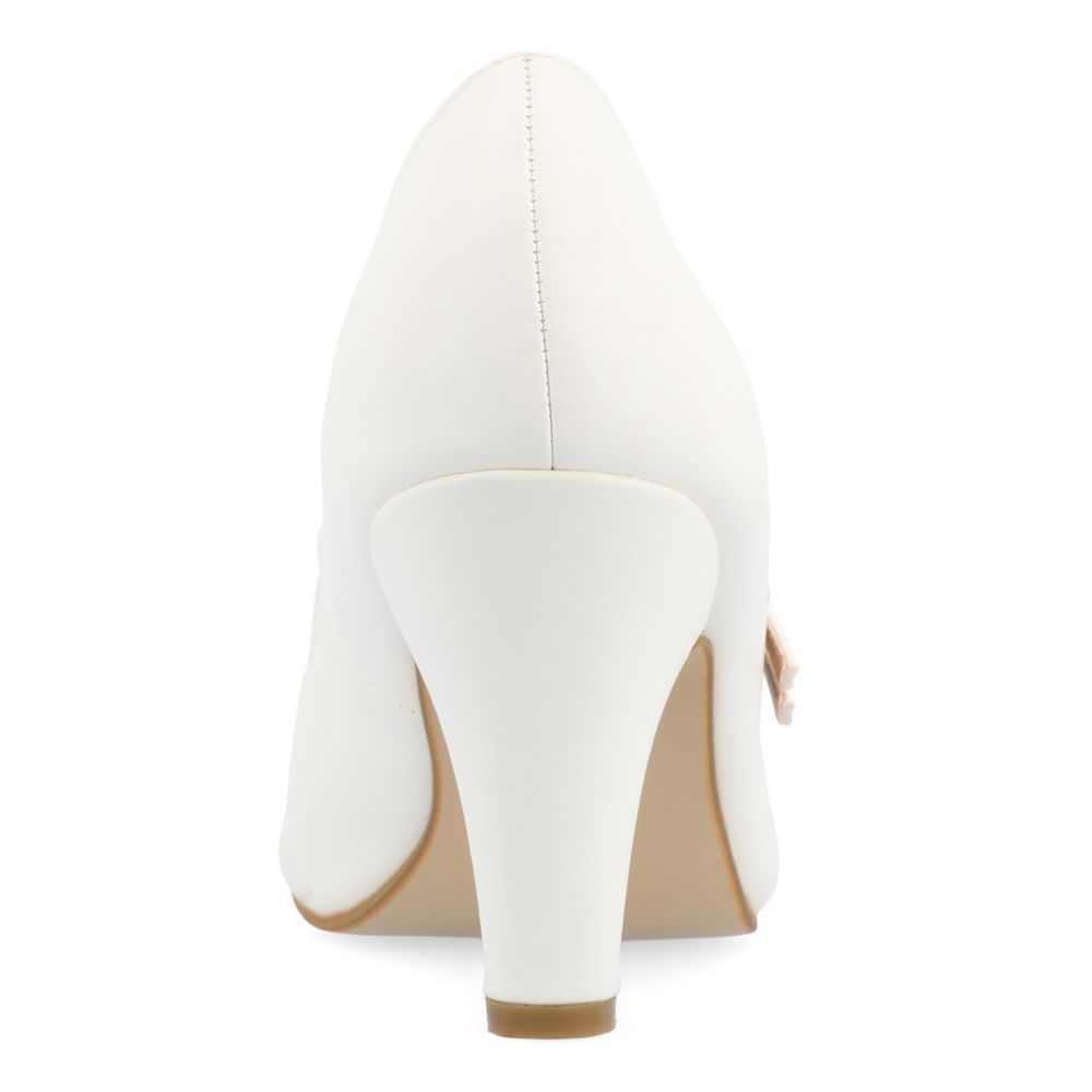 White Journee Collection Womens Windy Wide Pump Rack Room Shoes
