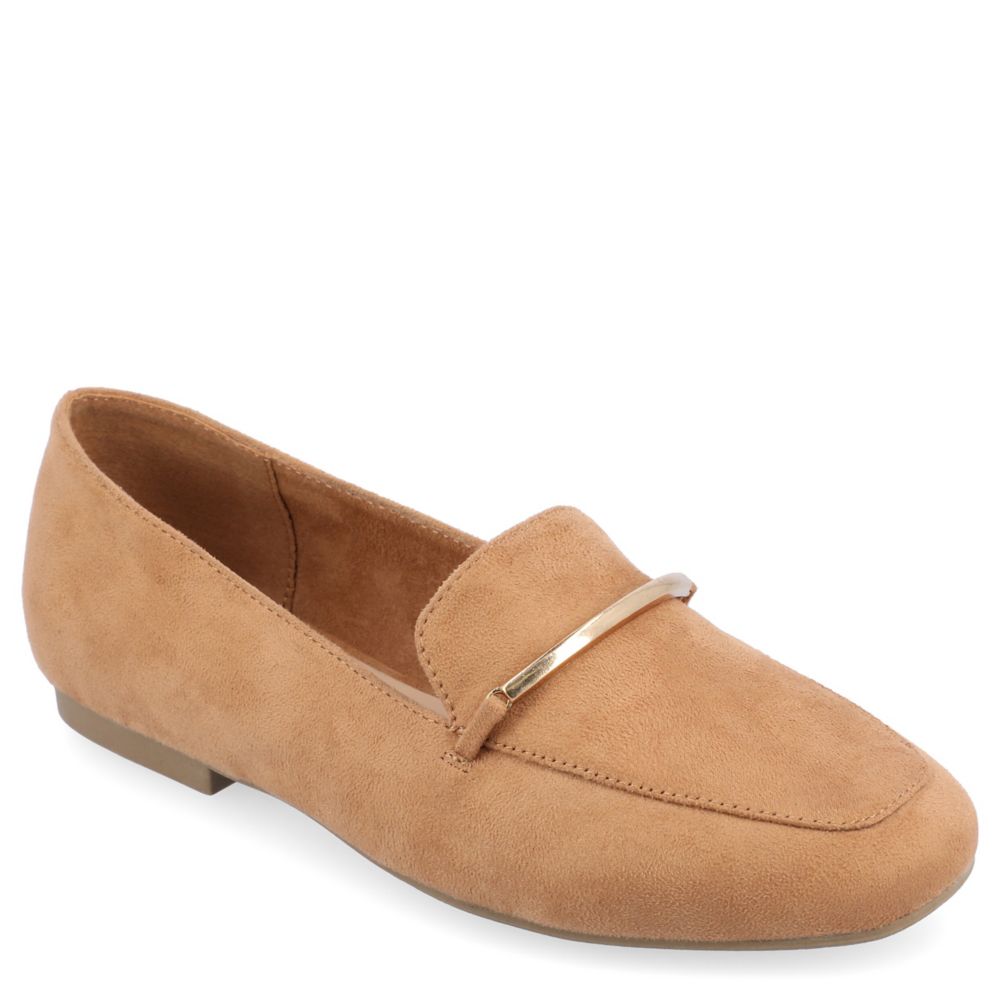 Tan Journee Collection Womens Wrenn Wide Loafer Rack Room Shoes