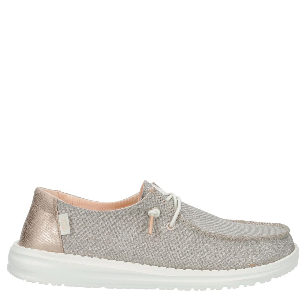 Rose gold slip on hot sale sneakers