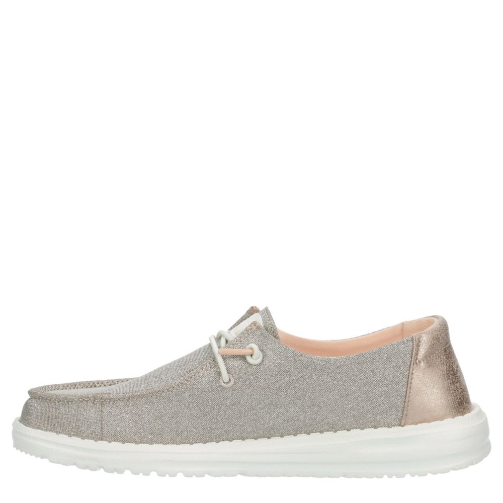 Rose Gold Womens Wendy Slip On Sneaker, Heydude