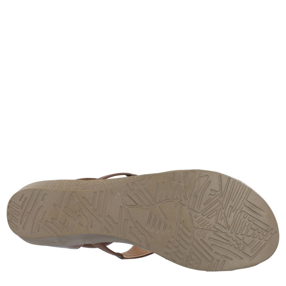 Brown Journee Collection Womens Trayle Wedge Sandal Rack Room Shoes