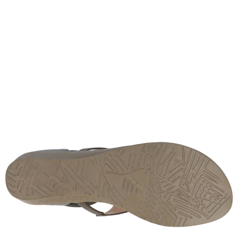 Olive Journee Collection Womens Trayle Wedge Sandal Rack Room Shoes