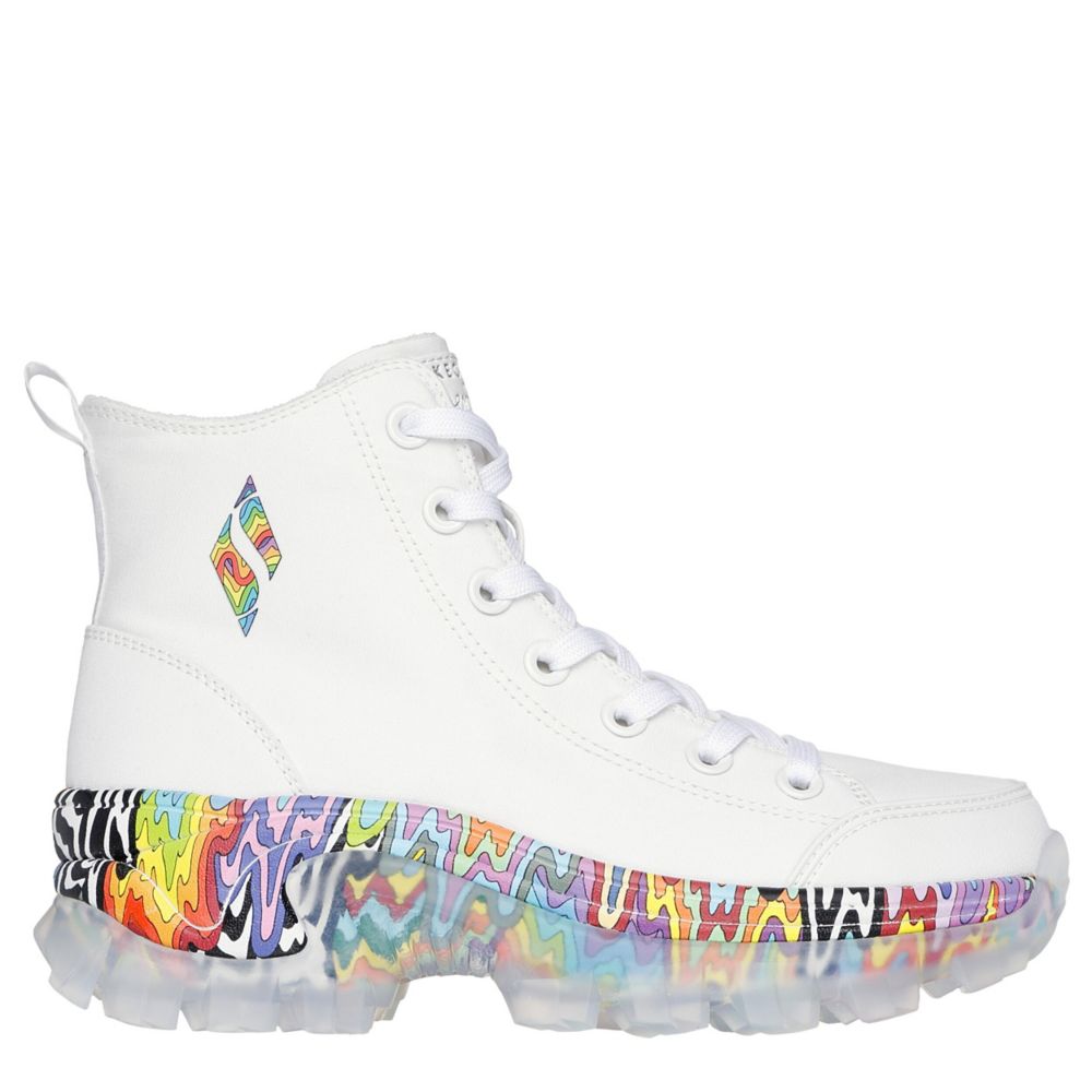 White Skechers Womens Jen Stark Hi-ryze Sneaker | Rack Room
