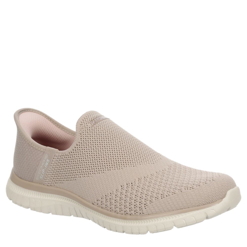 Taupe Skechers Womens Slip-ins Virtue Sleek Sneaker | Rack Room Shoes