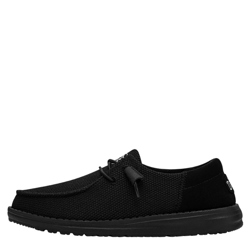 Black Womens Wendy Funk Mono Slip On Sneaker | Heydude | Rack Room 