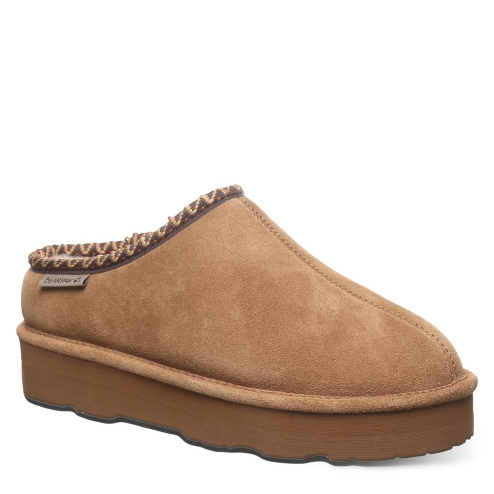 Womens tan store slippers