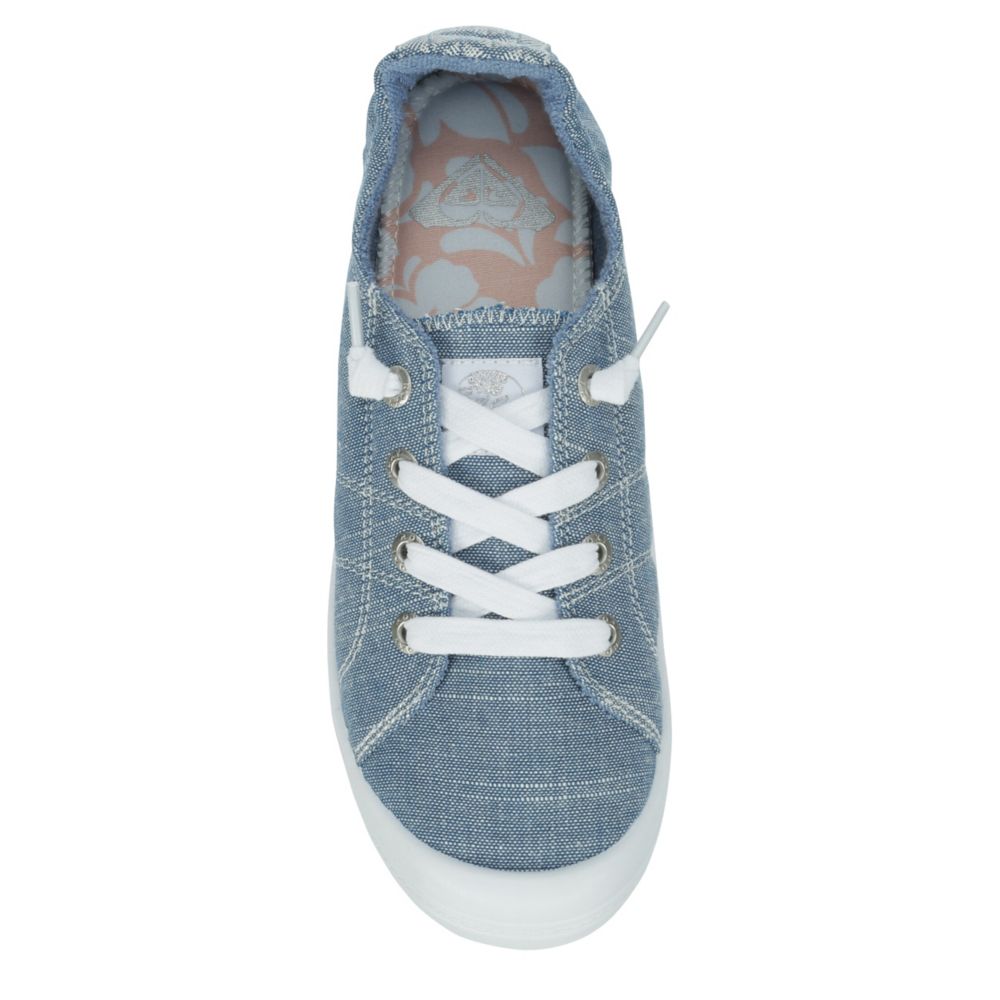 Denim Roxy Womens Bayshore Plus Slip On Sneaker Rack Room Shoes