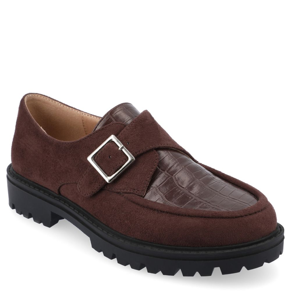 BROWN Journee Collection Womens Azula Loafer