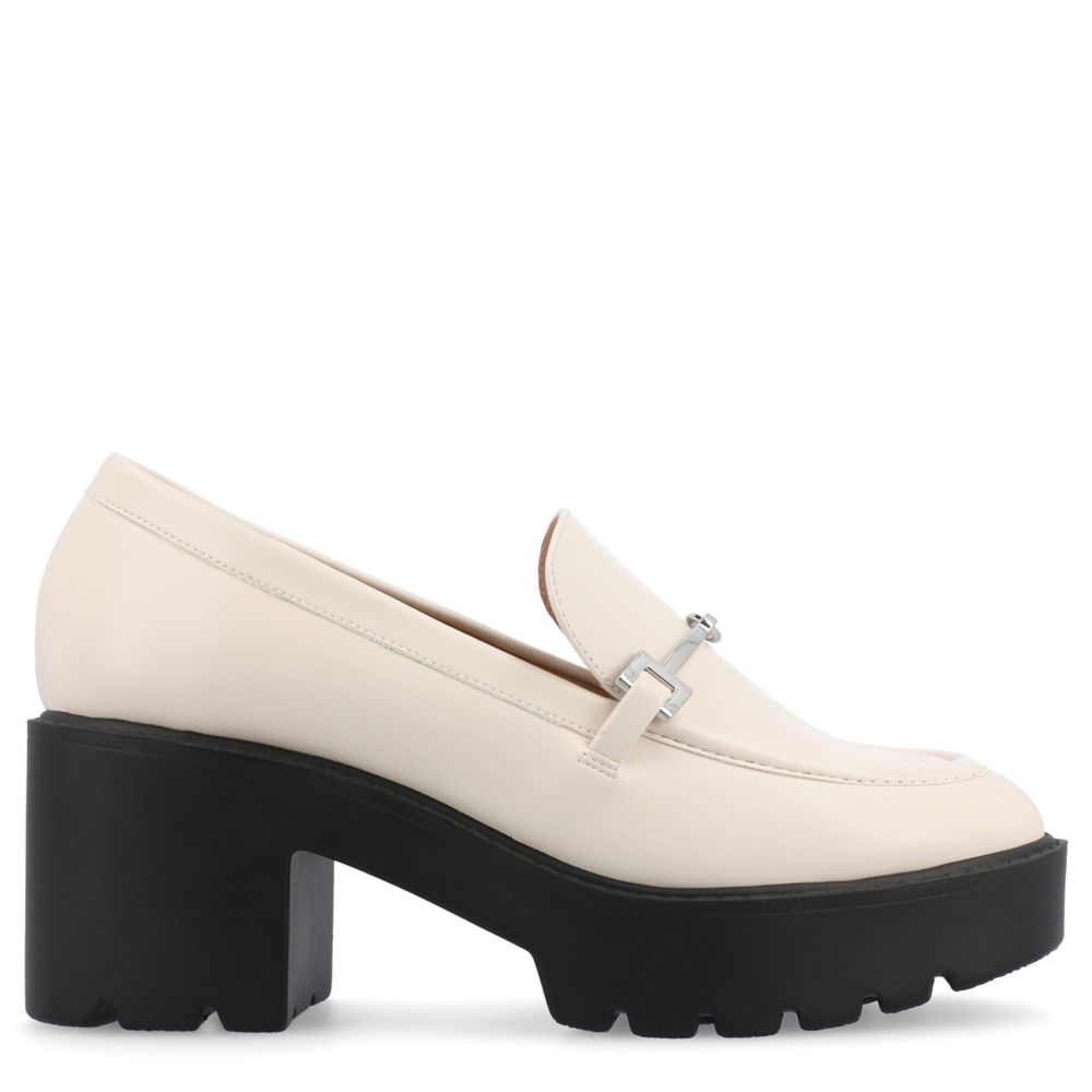 Off White Journee Collection Womens Kezziah Loafer | Rack