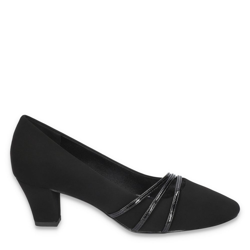 Black Easy Street Womens Cristiny Pump | Rack Room Shoes