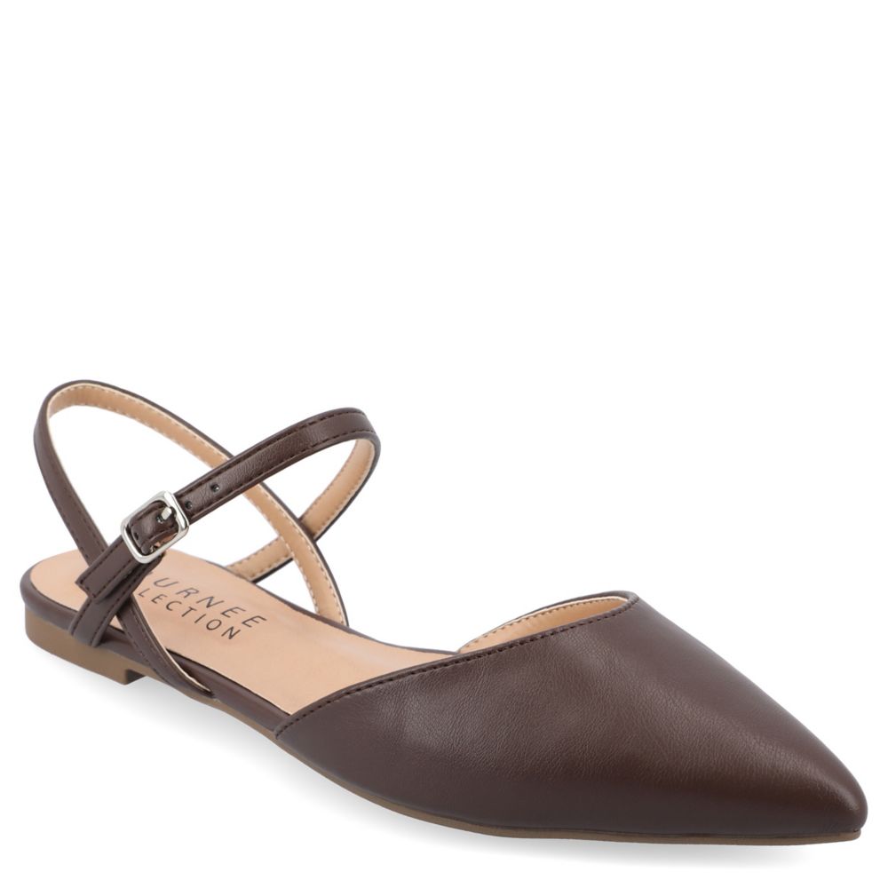 Dark Brown Journee Collection Womens Martine Flat | Casual Shoes | Rack ...