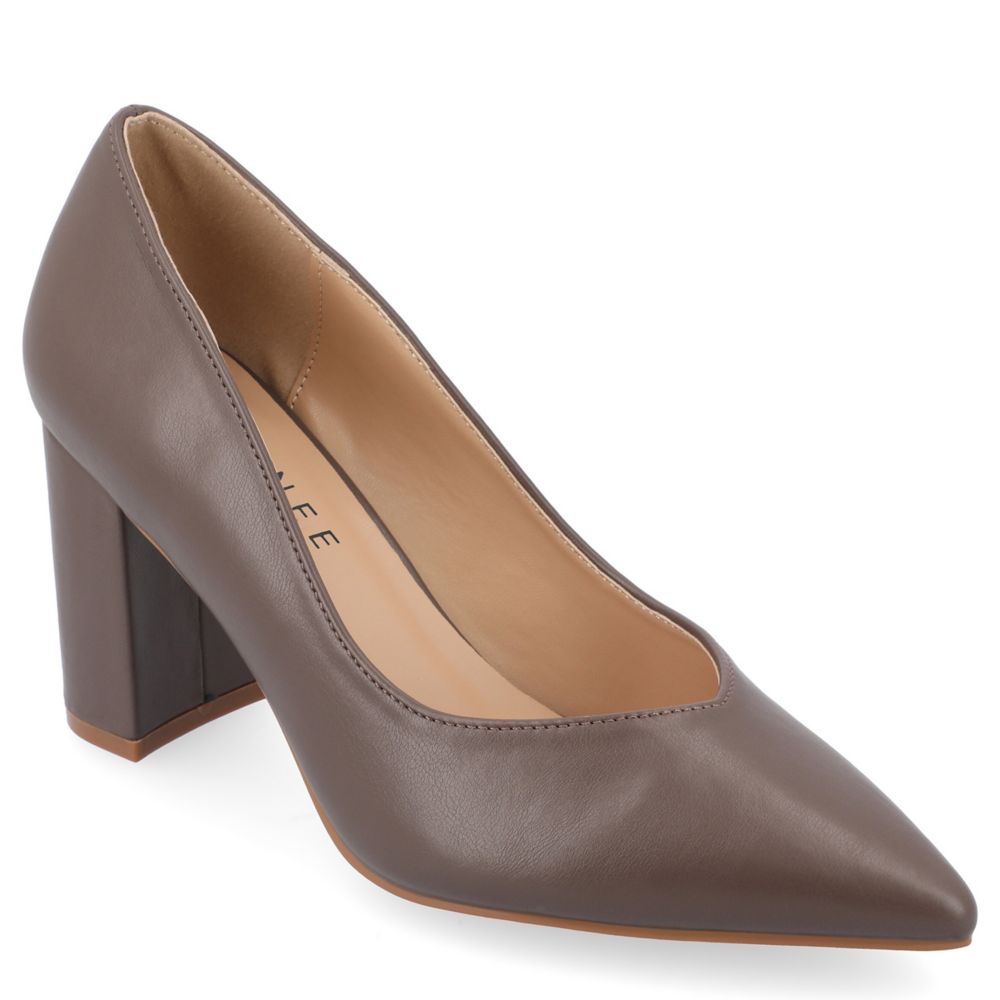 BROWN Journee Collection Womens Simonne Pump