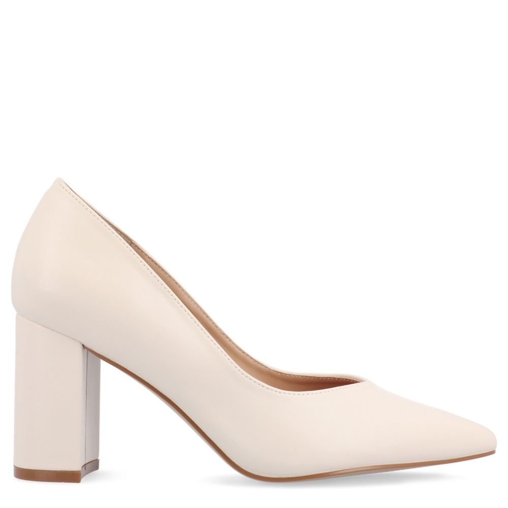 White Womens Simonne Pump | Journee Collection | Rack Room Shoes