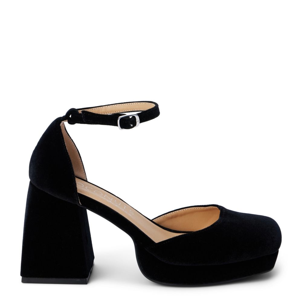 Black Womens Misha Platform Pump Coconuts Rack Room Shoes