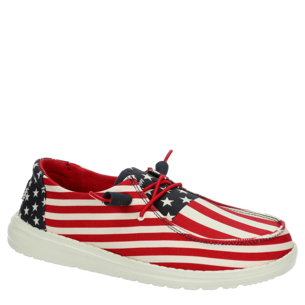 WOMENS WENDY AMERICANA SLIP ON SNEAKER