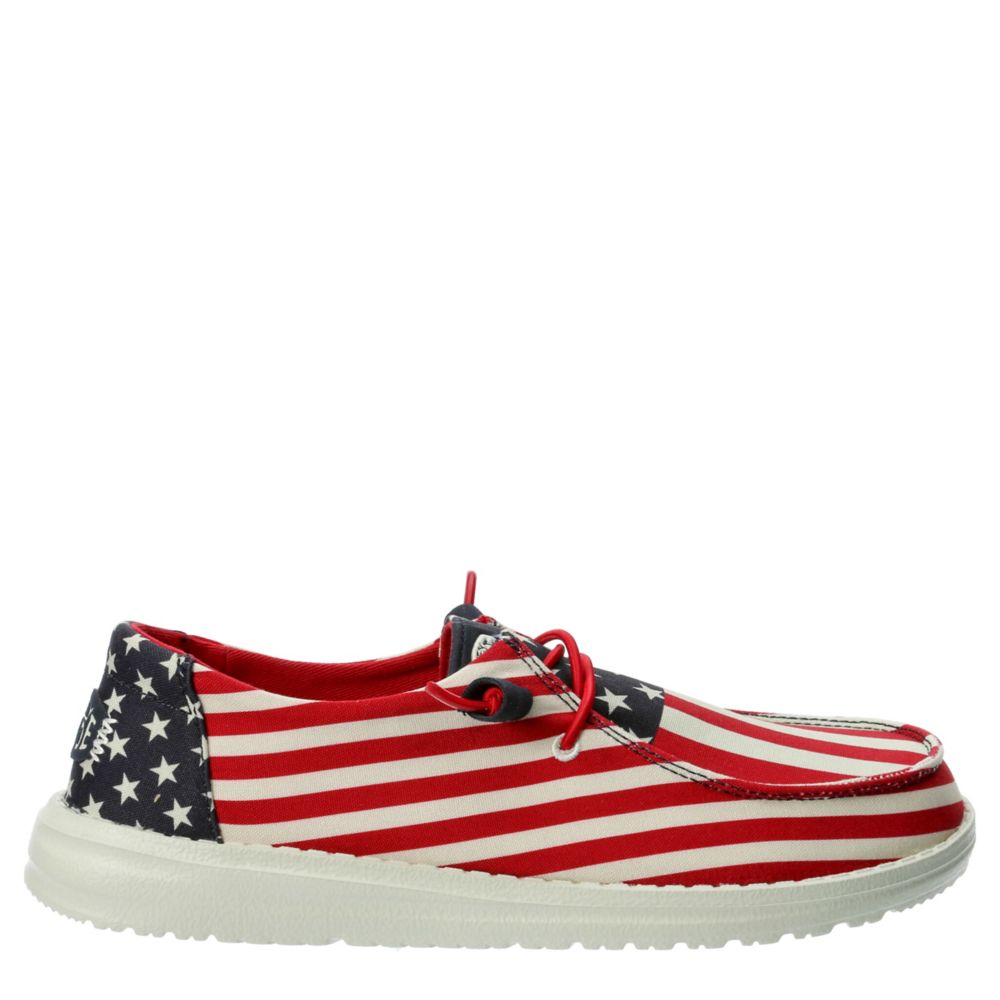 WOMENS WENDY AMERICANA SLIP ON SNEAKER