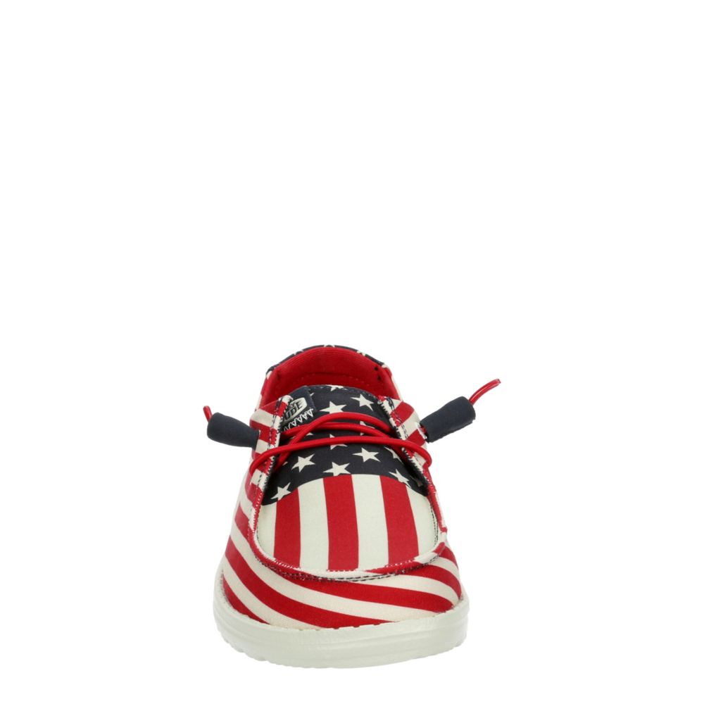 WOMENS WENDY AMERICANA SLIP ON SNEAKER