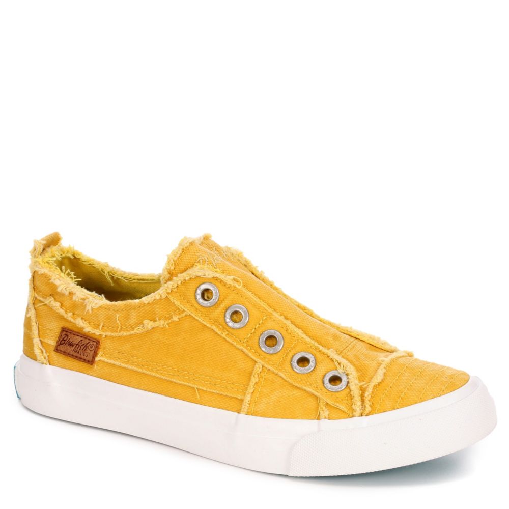 yellow slip on shoes womens