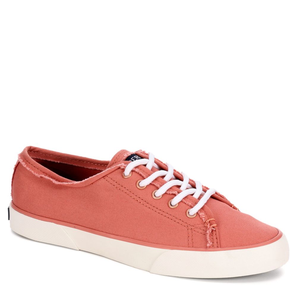 Red Sperry Pier View Women's Canvas Sneakers | Rack Room Shoes