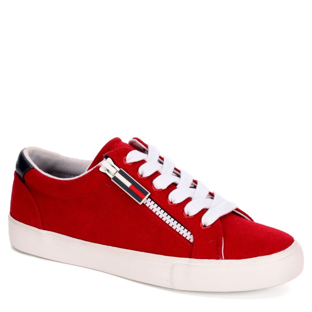 red tommy hilfiger sneakers