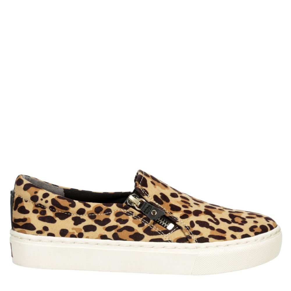 dr scholl's leopard slip on