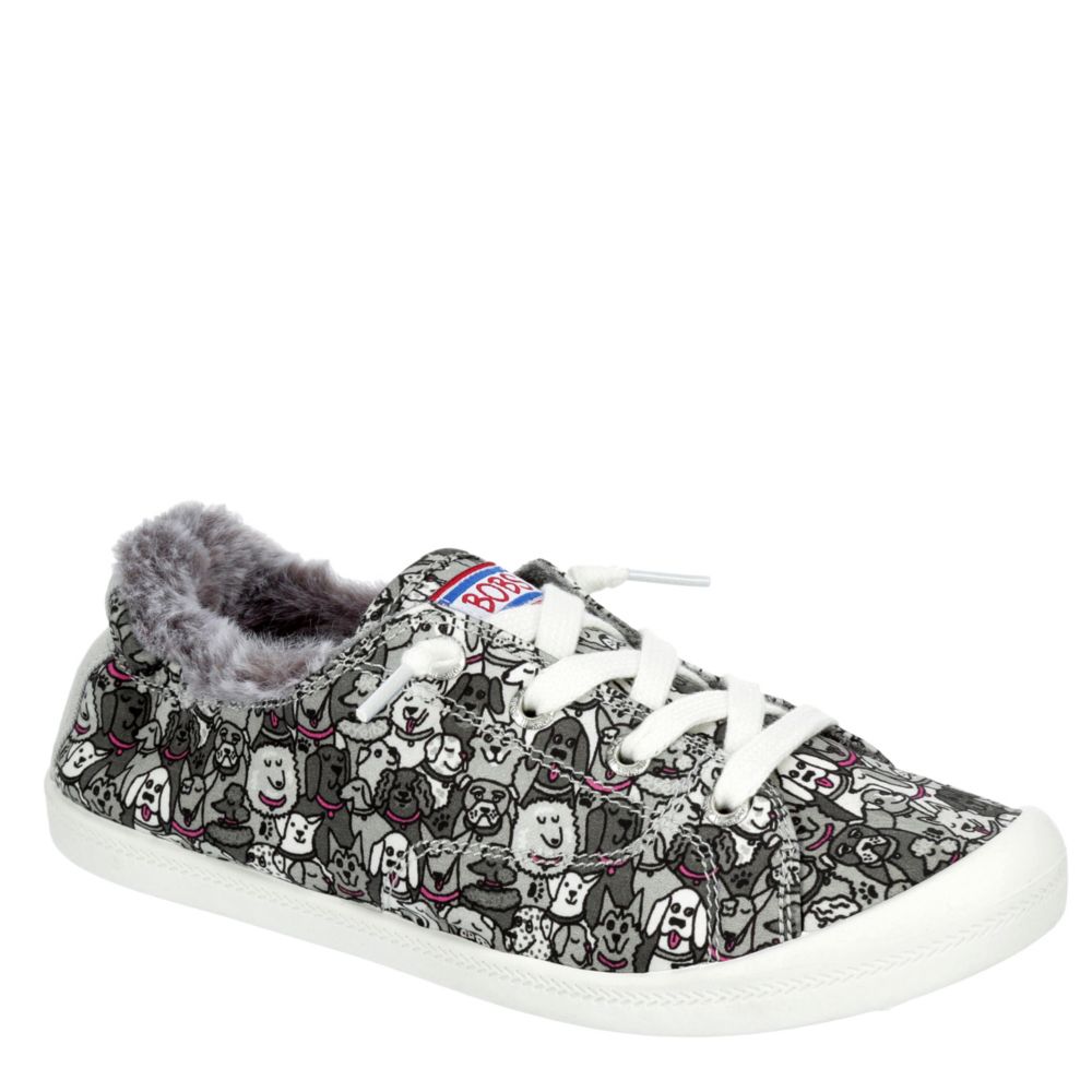 Grey Skechers Bobs Womens Beach Bingo Chalet Woof