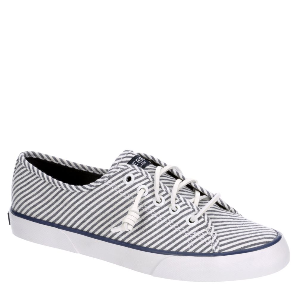 sperry white slip ons