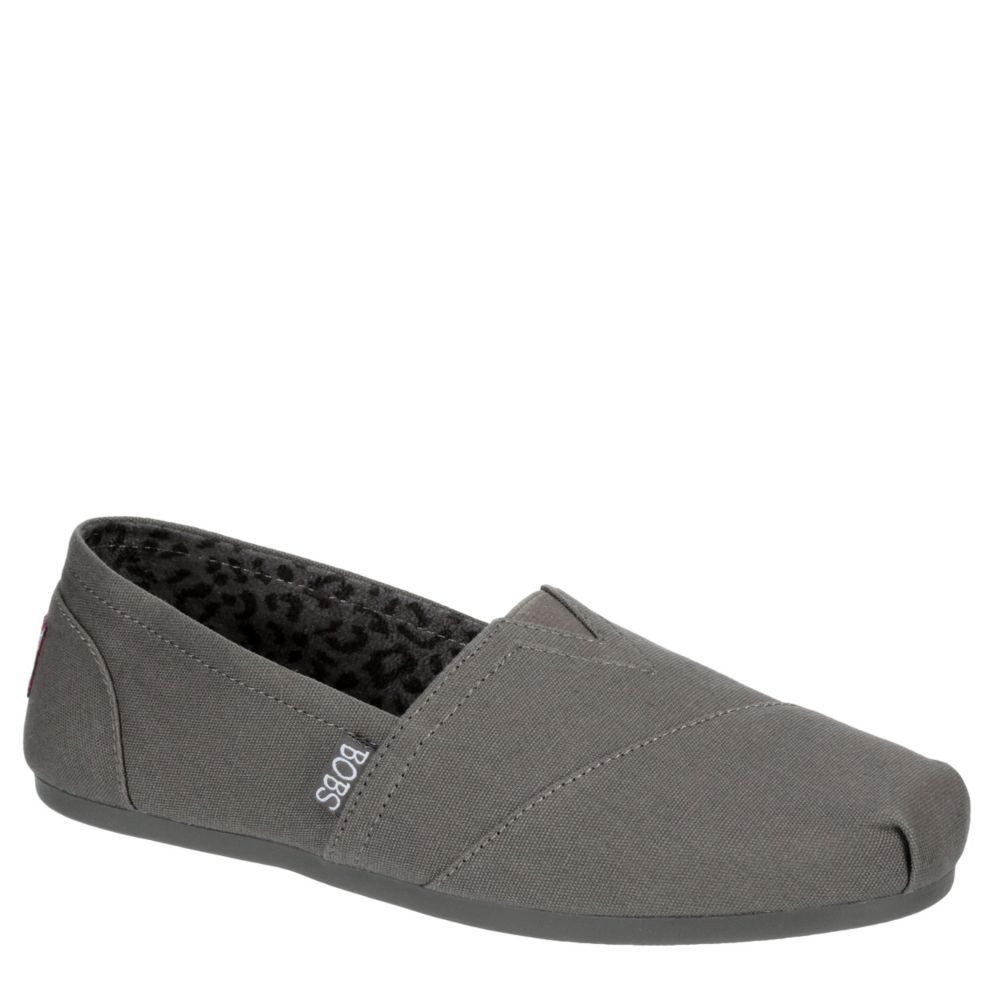 dark gray slip on sneakers