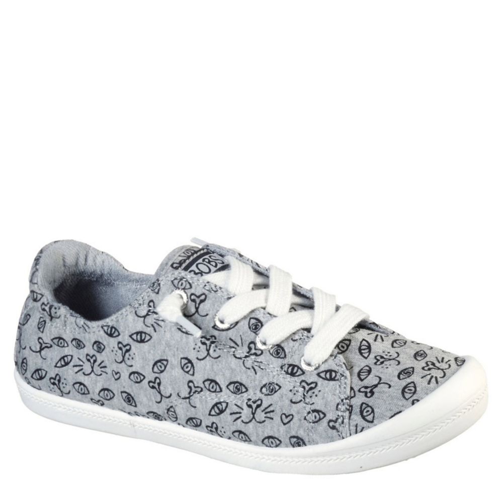 skechers bobs grey plimsolls