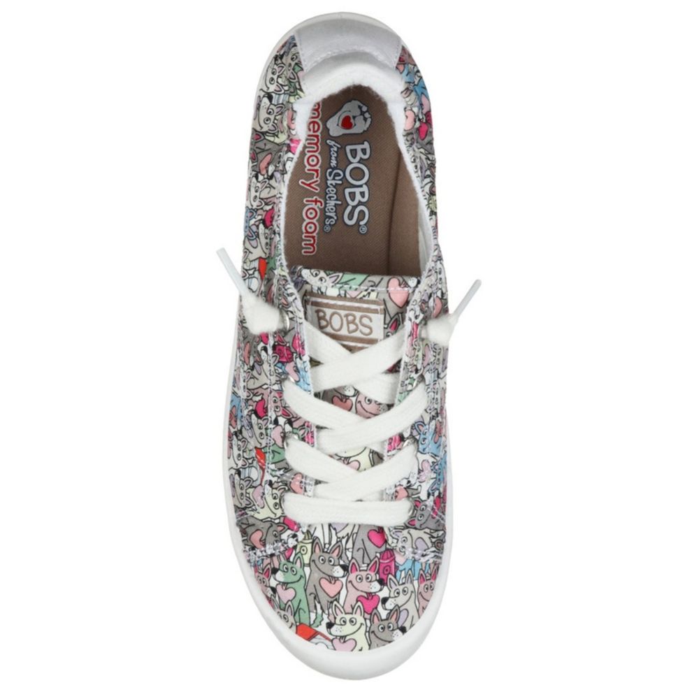skechers bobs beach bingo white