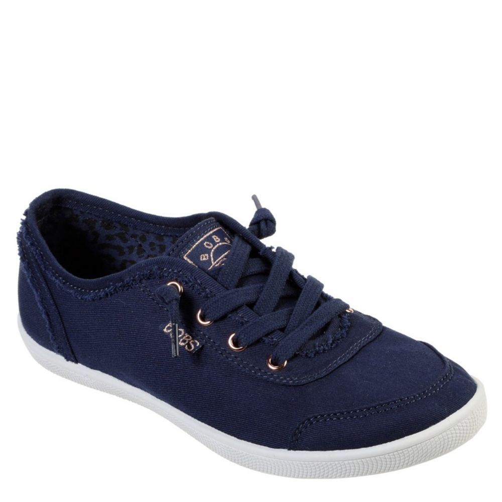 womens navy slip on sneakers