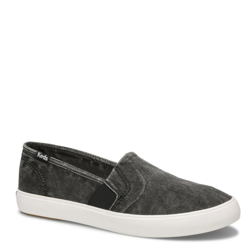 keds black slip on sneakers