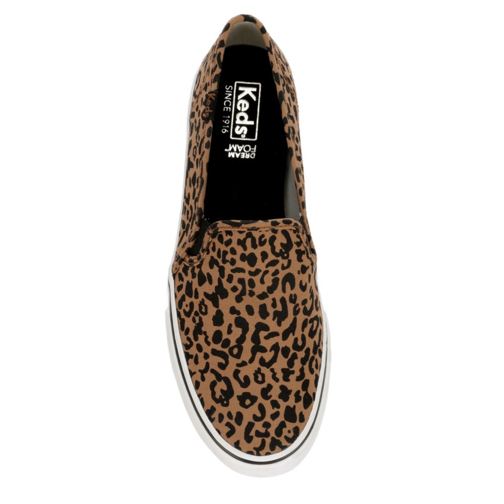 keds leopard slip on