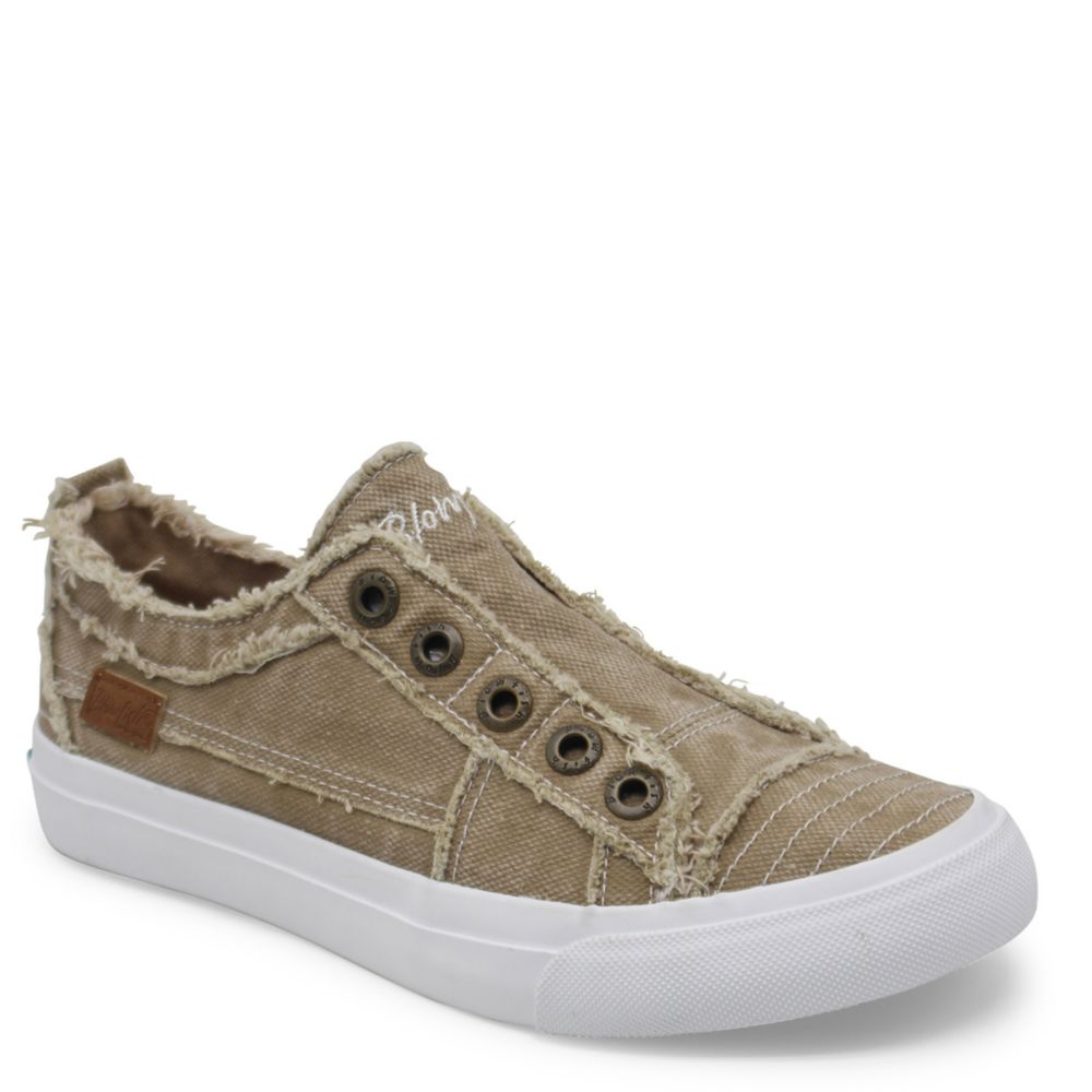 womens taupe slip on sneakers