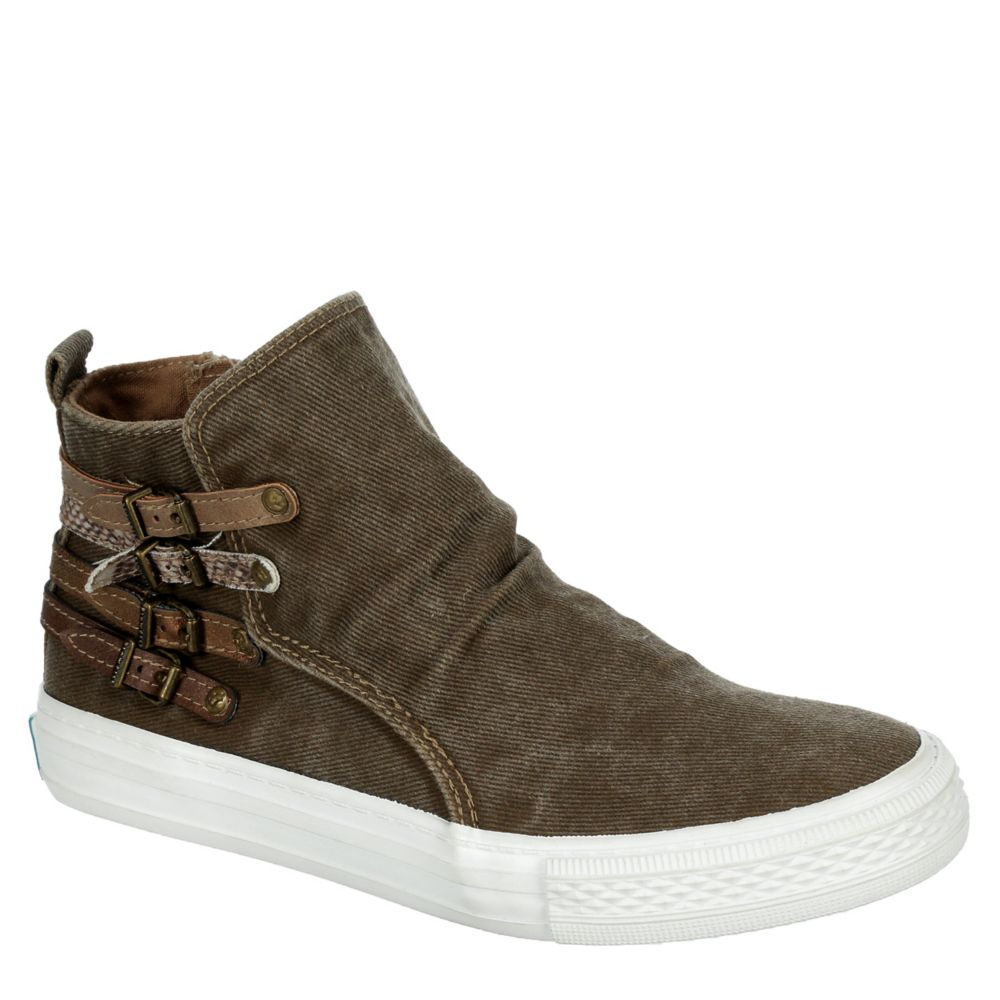 womens tan high top sneakers