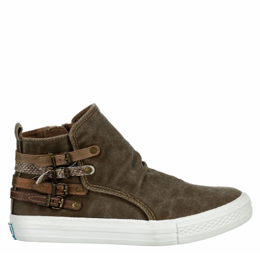 tan high top sneakers womens