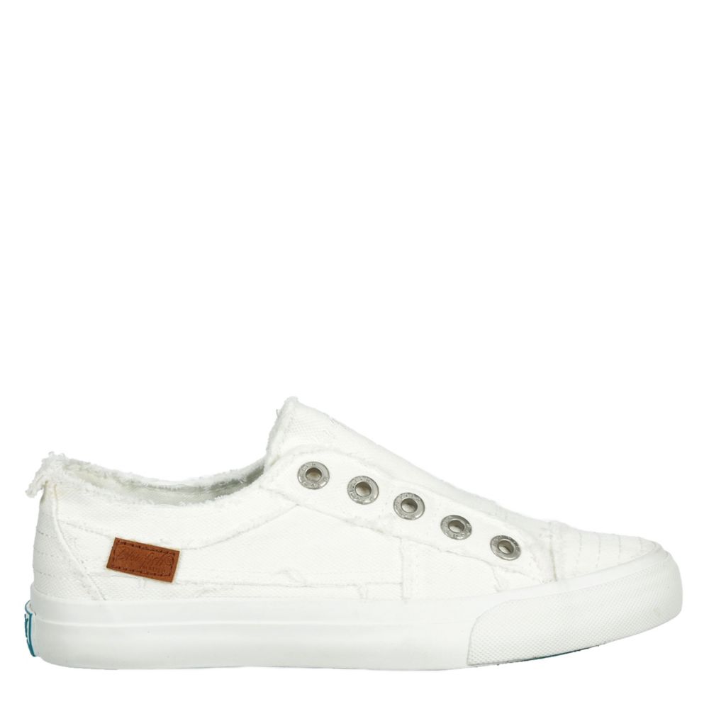 blowfish white canvas sneakers