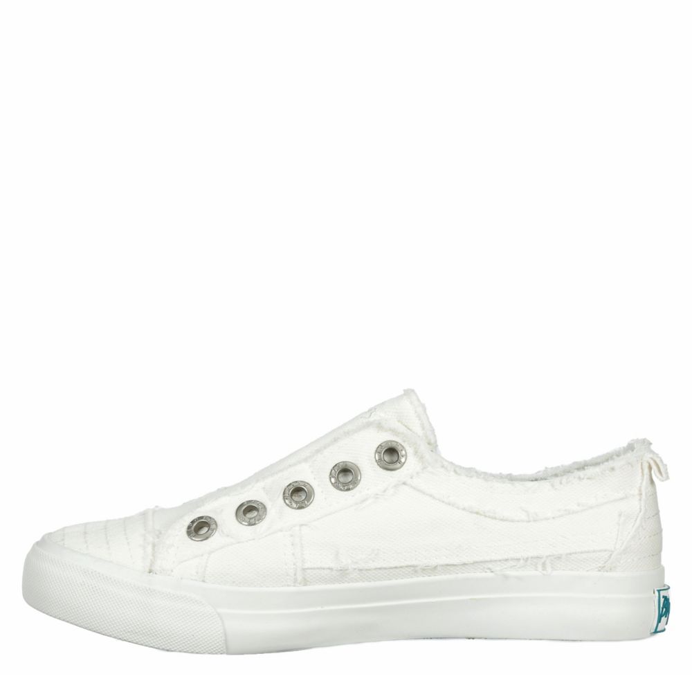 White Blowfish Womens Play Slip On Sneaker | White White | Rack Room Shoes