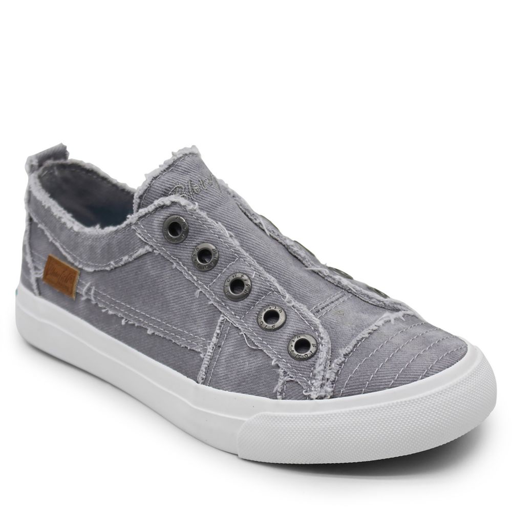 women's gray slip on sneakers