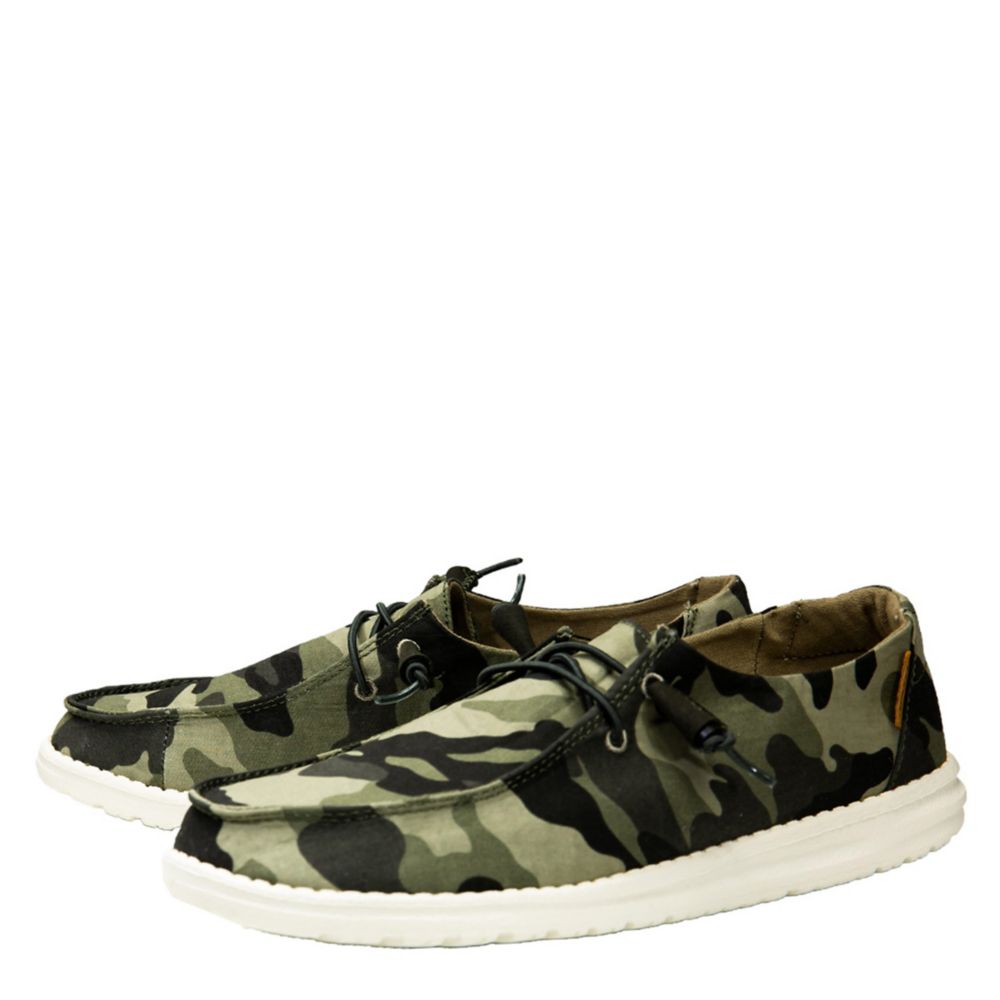 slip on camo sneakers