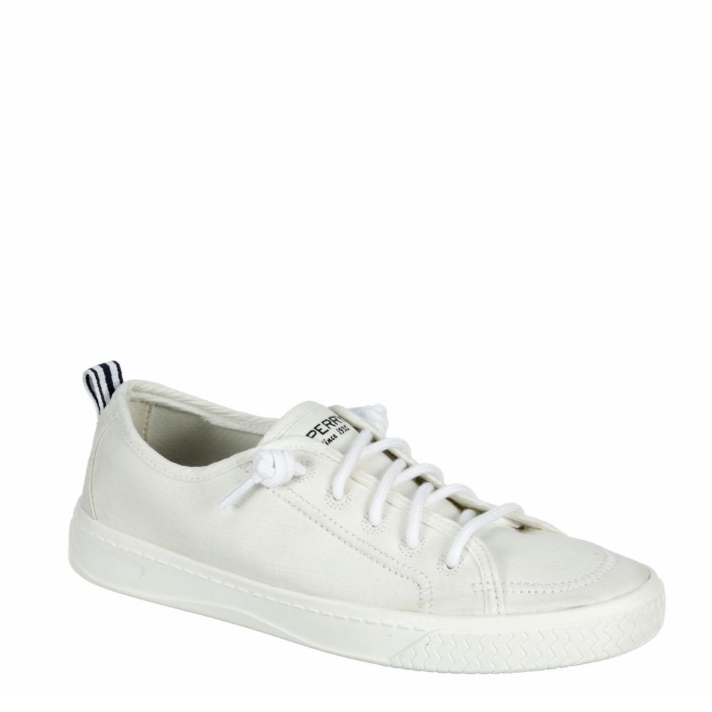 White sperry sneakers on sale womens