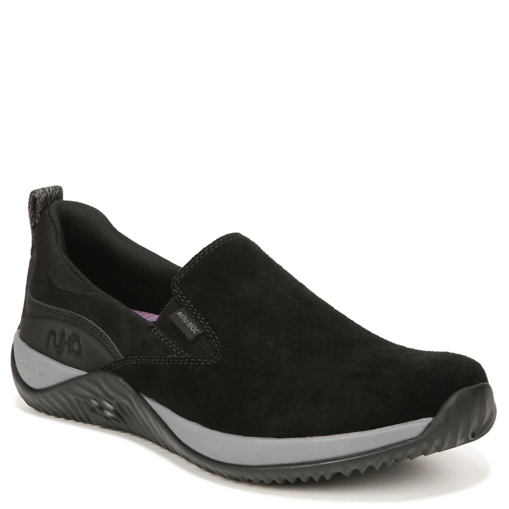 Black Ryka Womens Echo Moc Slip On Sneaker | Casual Shoes | Rack Room Shoes