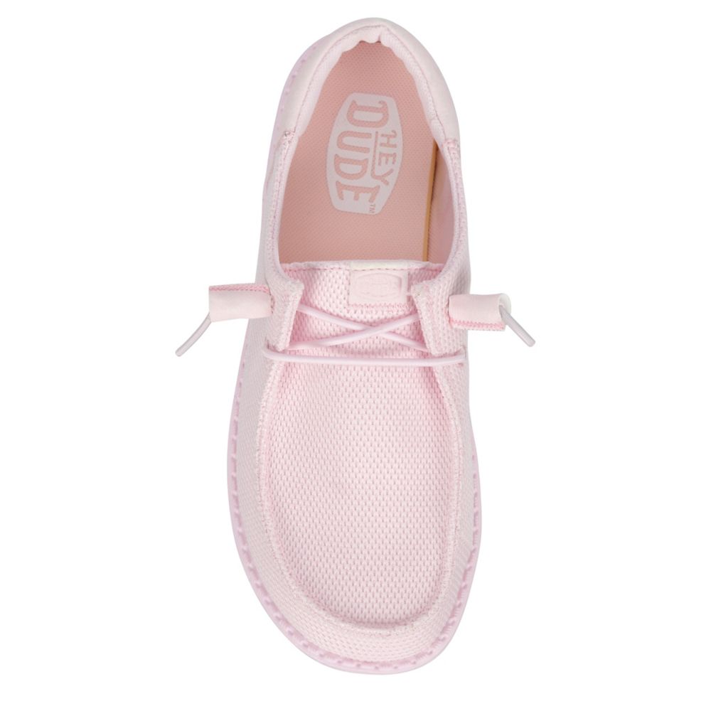 Pale Pink Heydude Womens Wendy Funk Mono Slip On Sneaker