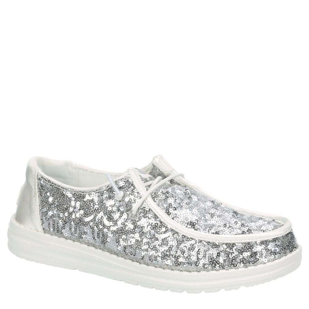 WOMENS WENDY SEQUIN SLIP ON SNEAKER